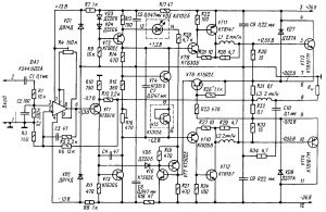 УНЧ 100 Вт на транзисторах КТ819, КТ818 схема