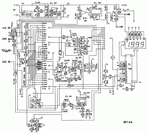 Мультиметр Mastech MY64 схема