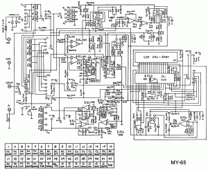 Мультиметр Mastech MY65 схема