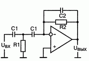Фильтры верхних частот второго порядка