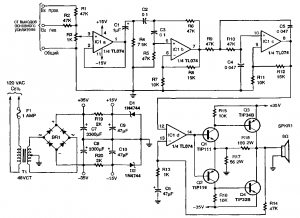 Усилитель 100 Ватт для сабвуфера схема