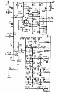 Простой усилитель с эквалайзером схема